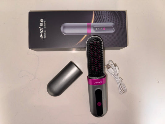 Premium Rechargeable 2 in 1 Hair Straightener & Curler LUXORA