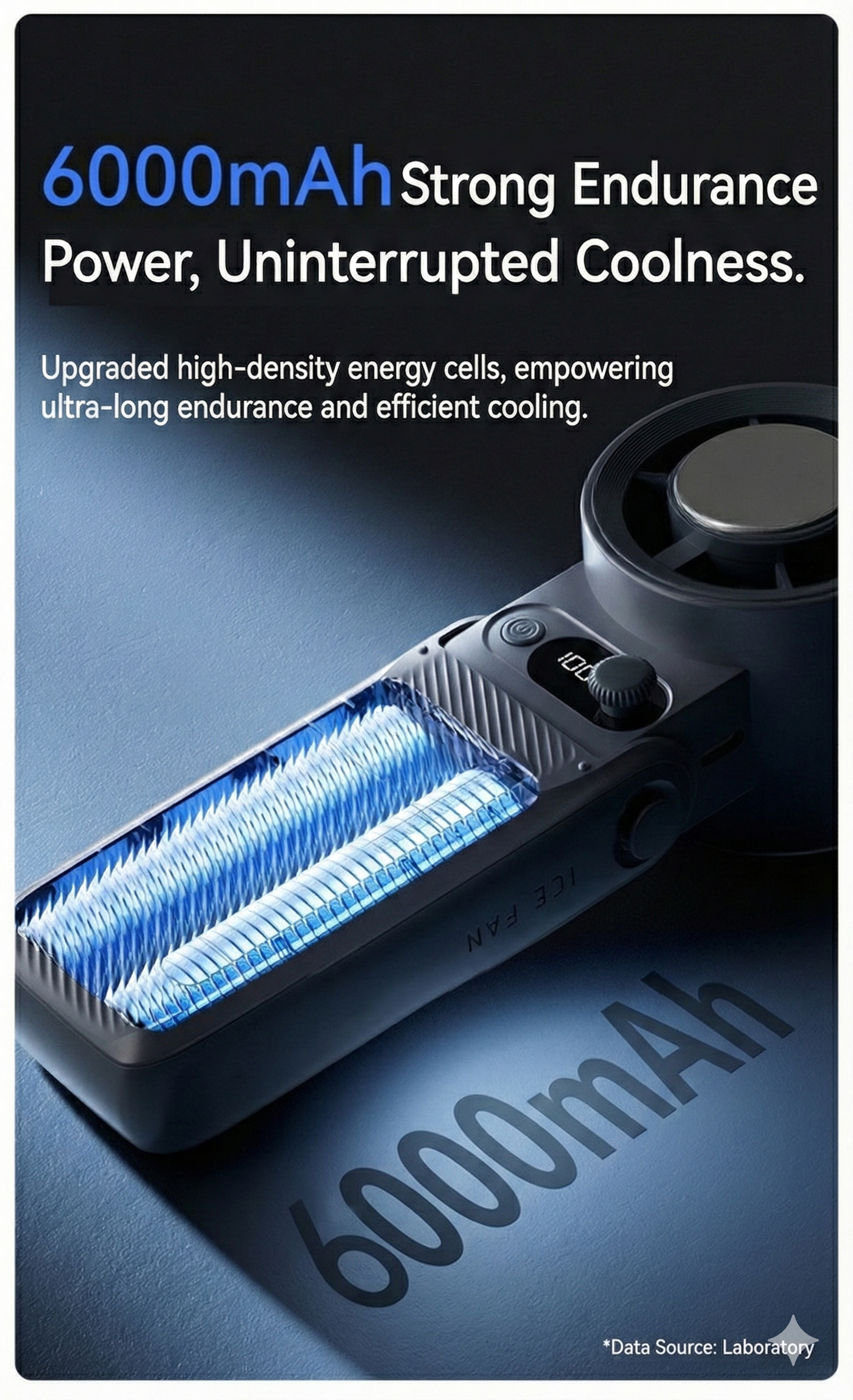 Cooling Ice Handheld portable Fan – Stay Cool Anywhere! Bangladesh